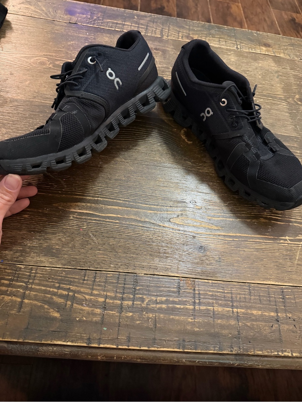 On Running Men’s Cloud Athletic Shoes in Black